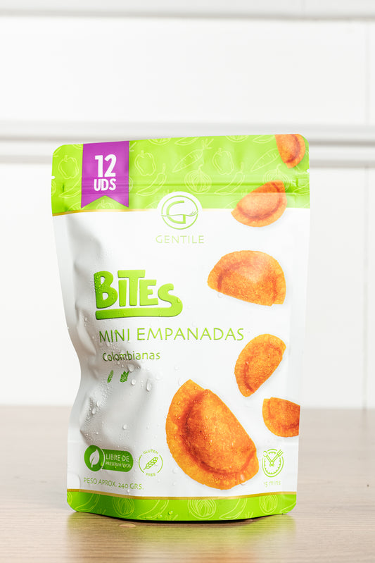 Empanada Colombiana Bites 8.46 oz. (Congelado, Vegano, Gluten Free, Libre de Preservantes)