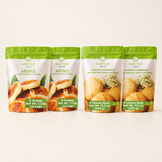 Gluten Free Combo (2 Arepas, 2 Cheese and cassava Buns)